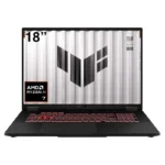Vue avant du PC portable gamer ASUS TUF Gaming A18 2025
