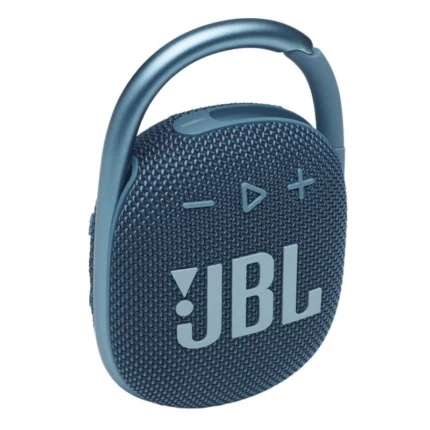 Enceinte JBL Clip 4 bleu vue de face