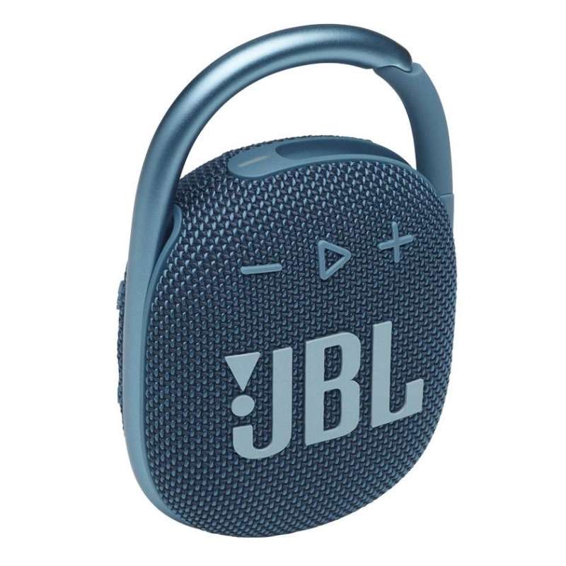 Enceinte JBL Clip 4 bleu vue de face