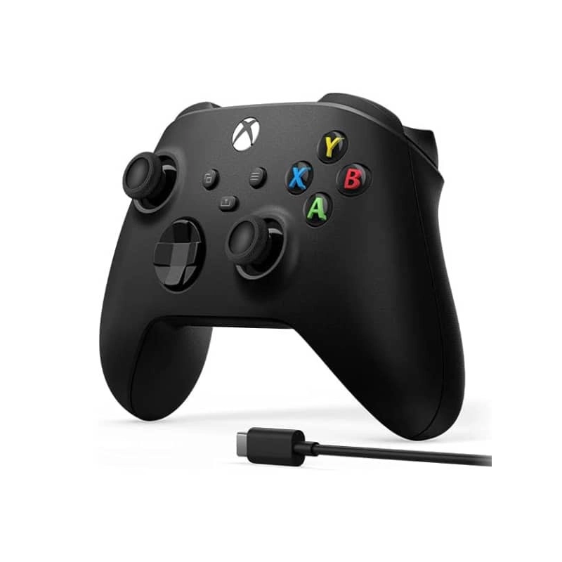Manette Xbox Carbon Black vue de face